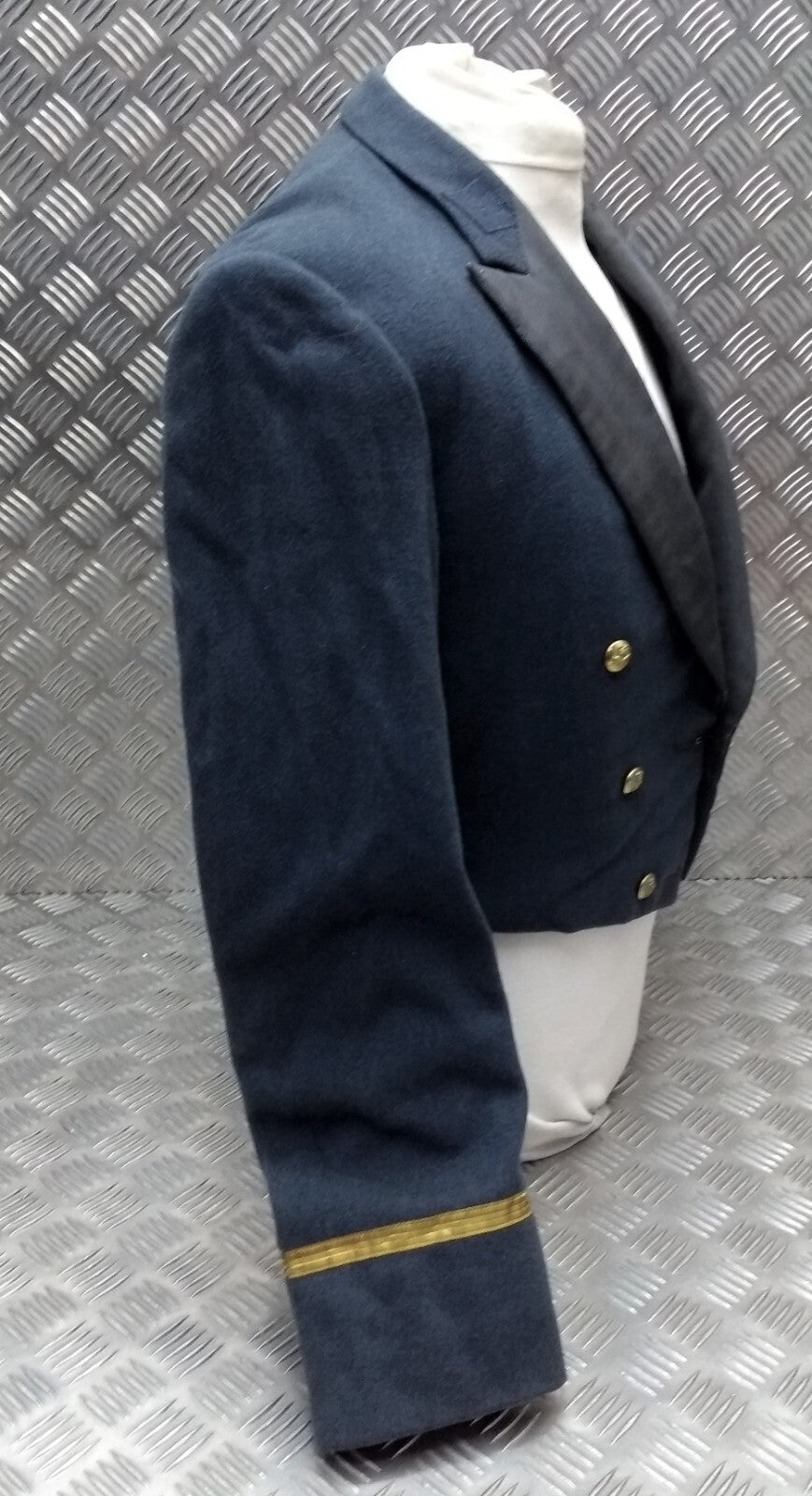 RAF Royal Air Force Mess Jacket Airforce Blue Grey Colour Vintage R.E City Ltd 60s Fancy Dress