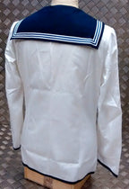 Royal Navy Class 2 Sailors White Middy Top / Jumper Genuine British - All Sizes