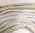 White Plaited Drum Tracer Ropes Joblot of 8