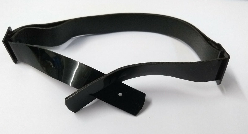 Chinstrap Dress Hat Genuine SD Issue Hi Sheen Black Width12.3mm