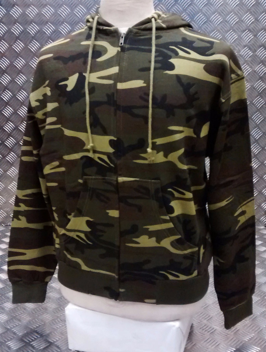 Woodland Camo Style Hoody Freestyle Skate Boarder Skater - All Sizes - NEW