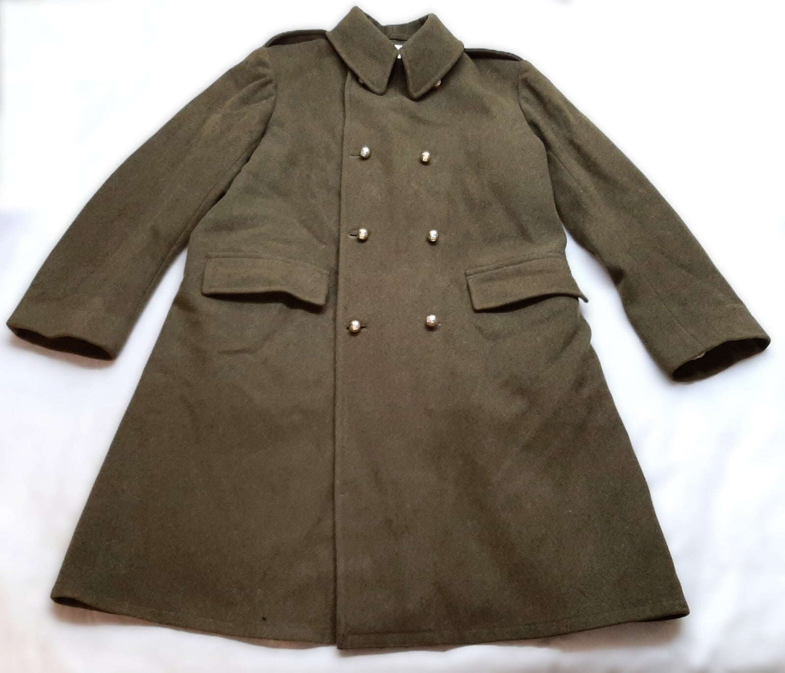 Overcoat Khaki Green RHA Greatcoat Mounted Pattern Size 5