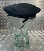 British Berets Compton Webb England Lined Wool Leather Edge 10 x 6 7/8