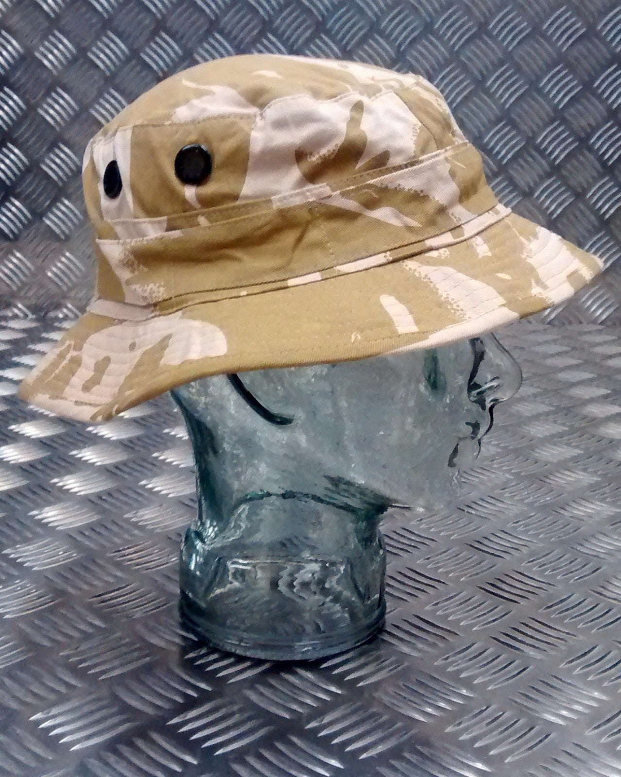 Military Style Special Forces Boonie Hat / Bush Hat Short Brim Desert Camo NEW
