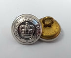 Genuine British Issue Obsolete London Met Silver Crown Buttons X 20 ASBT120