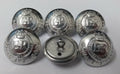 Genuine British Army Issue No1 / No2 Dress Royal Engineers Silver Buttons 40L