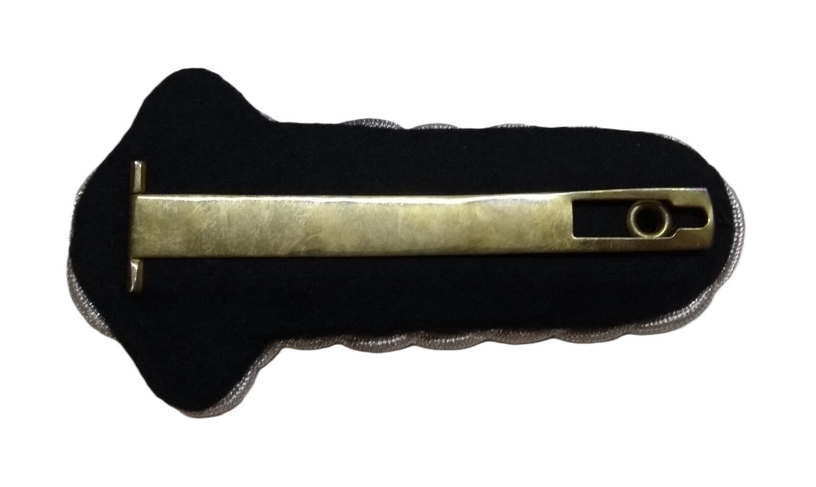 Shoulder Cord Lord-Lieutenant (Deputy) Silver Epaulette Board and Rose Insignia