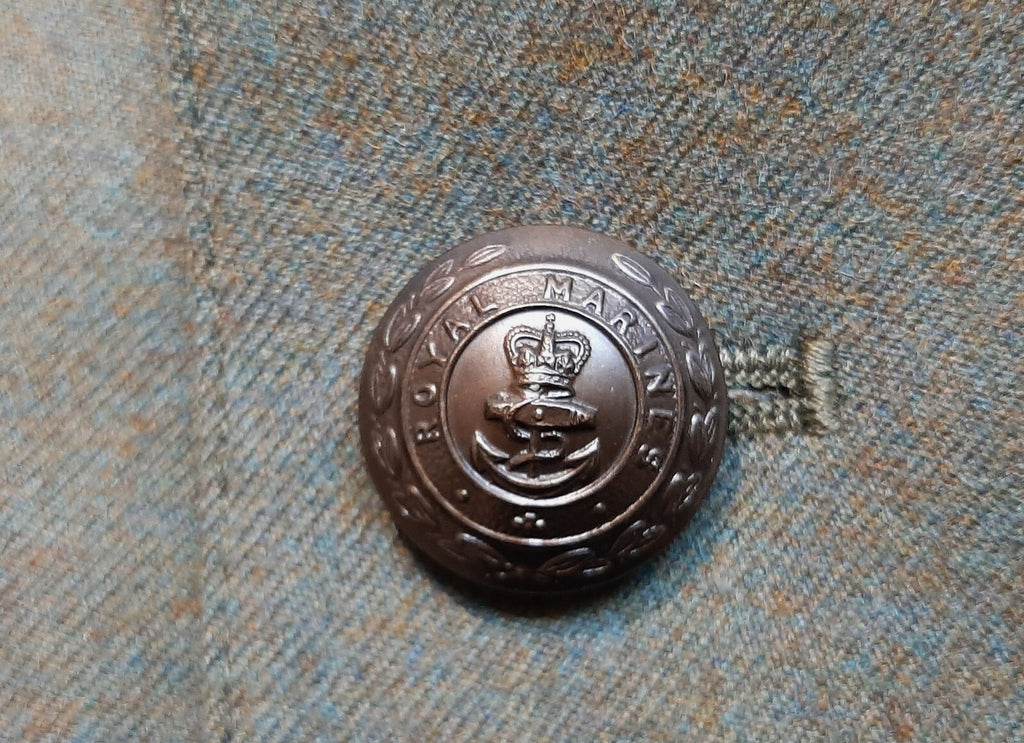RM Royal Marines Lovat Jacket Worsted British Full Set of Buttons 196/116.5cm