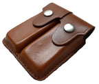 FN Ammo Pouches Leather U.S F9 GP Magazine Clip / Belt Clip Twin Mag Holders X2