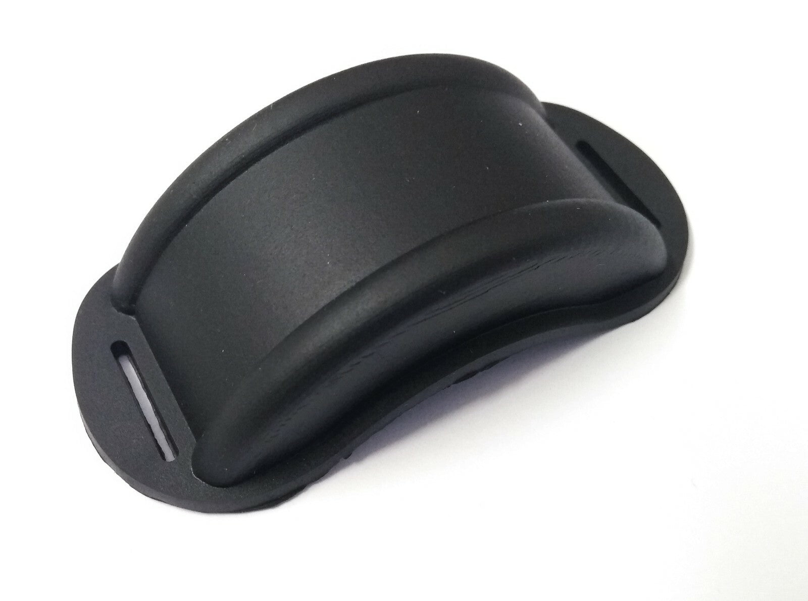 British Made Standard Issue Black Rubber Chin Cup Guard For Helmets & Hats X2