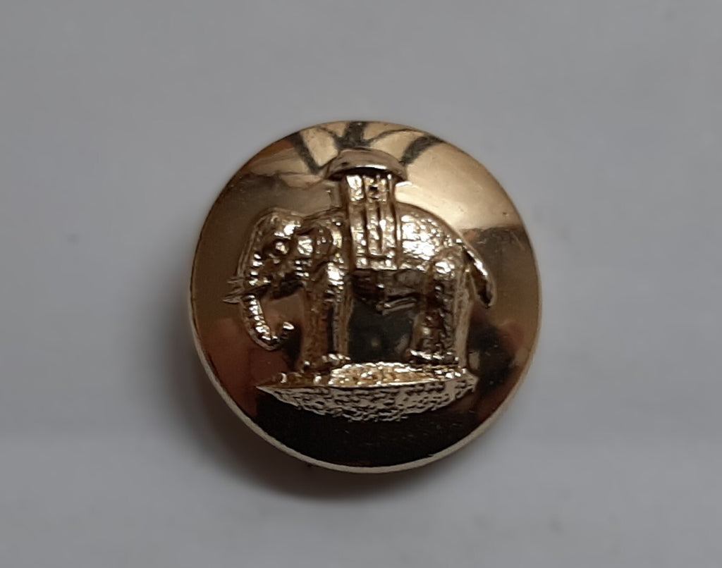 Duke of Wellington Small Buttons for British Dress Hat / Cap Size 22L 1 Pair