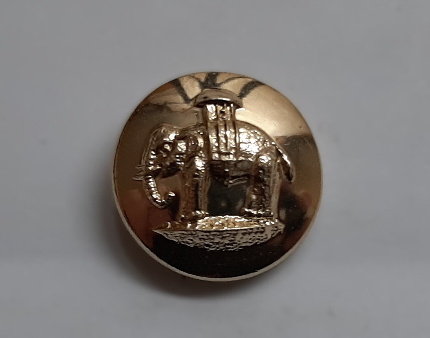 Duke of Wellington Small Buttons for British Dress Hat / Cap Size 22L 1 Pair