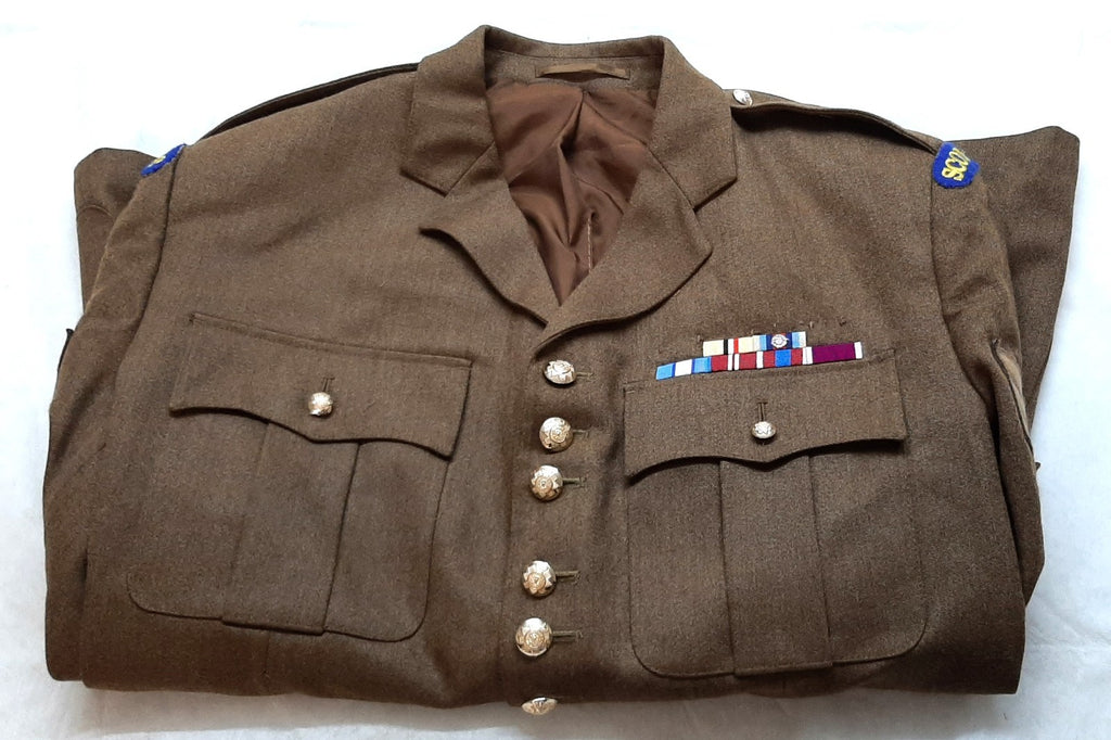 No2 Scots GDS Dress Jacket FAD Footguards Pattern 3 Bar Chevrons Patches