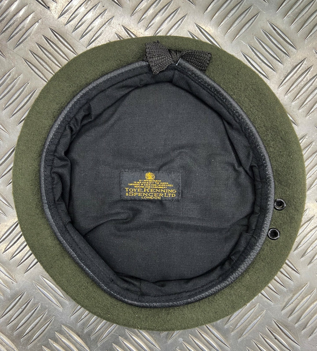 Green Beret Cap British Made General Service Dress No Insignia 57cm or 58cm