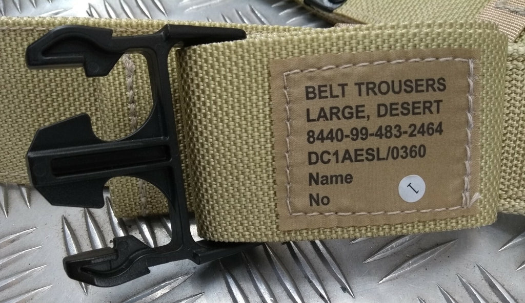 Desert Pistol PLCE Duty Load Trouser Belt British - All Sizes