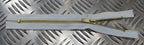 Genuine British White 20cm Closed End Metal Zip Zipper