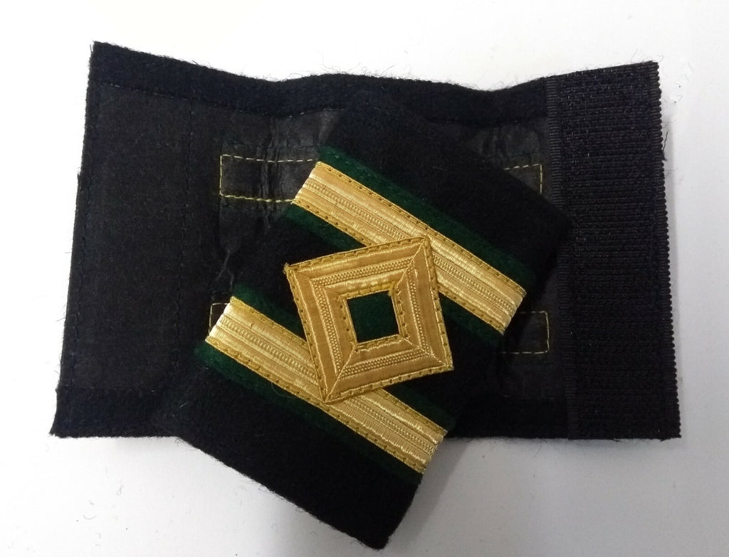 Genuine British Merchant Navy Electrical Tech OFC Gold Lace Slides ASPS431AA