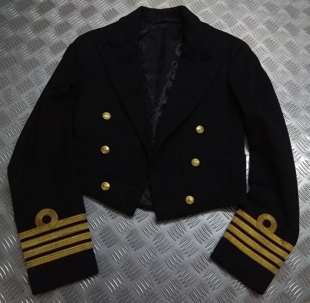 Vintage Naval Jacket 50s Pattern British Navy Mess Dress Uniform Captain Rank