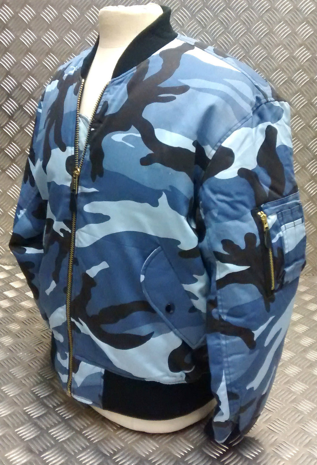 MA1 US Military Style Bomber Jacket Camo Asst Cols - NEW