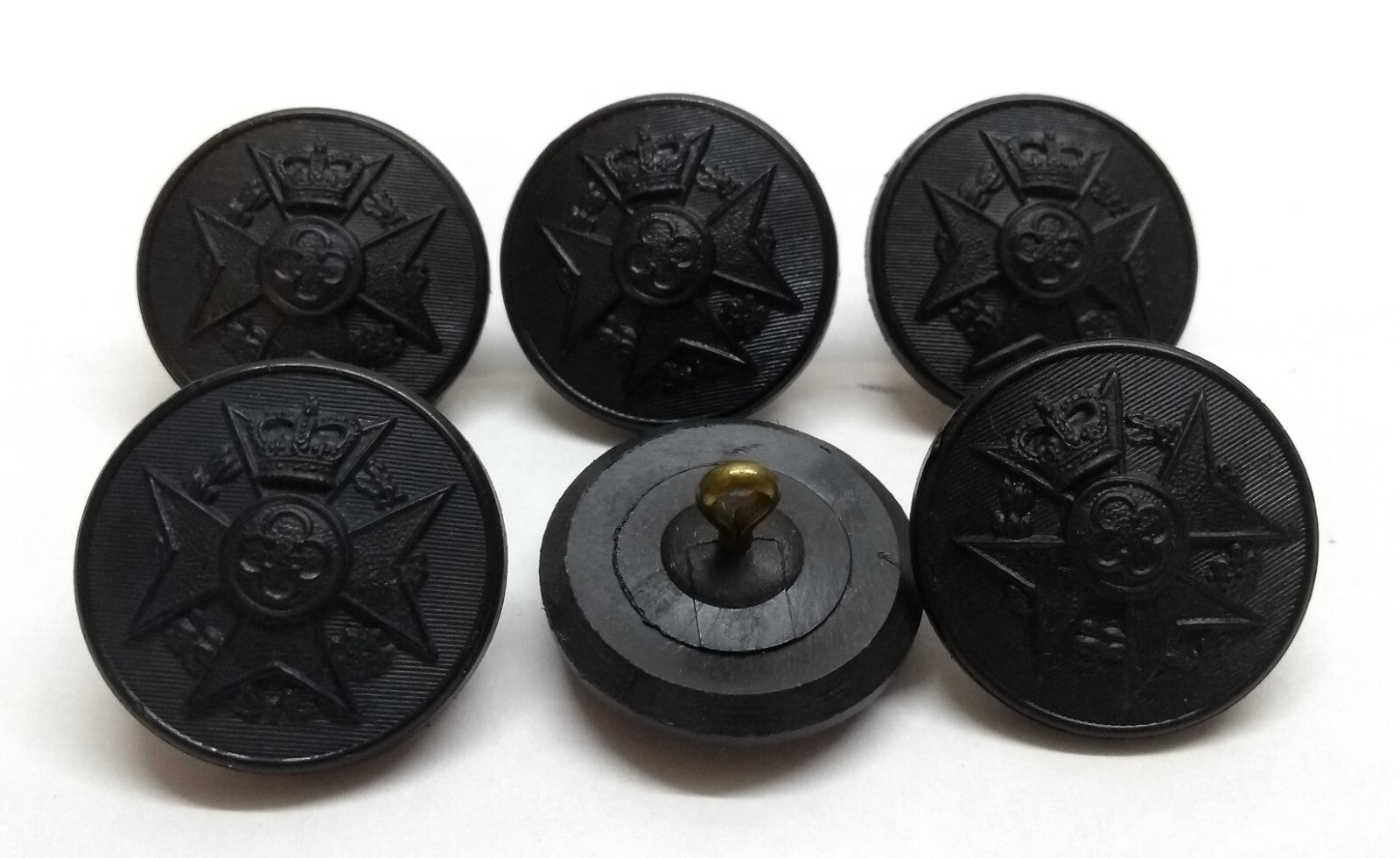 RAChD Buttons British Army Royal Chaplains Insignia Large 40L New old Stock X6