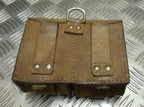 Genuine Vintage Issued Double Leather Utility / Ammo Small Pouch Used