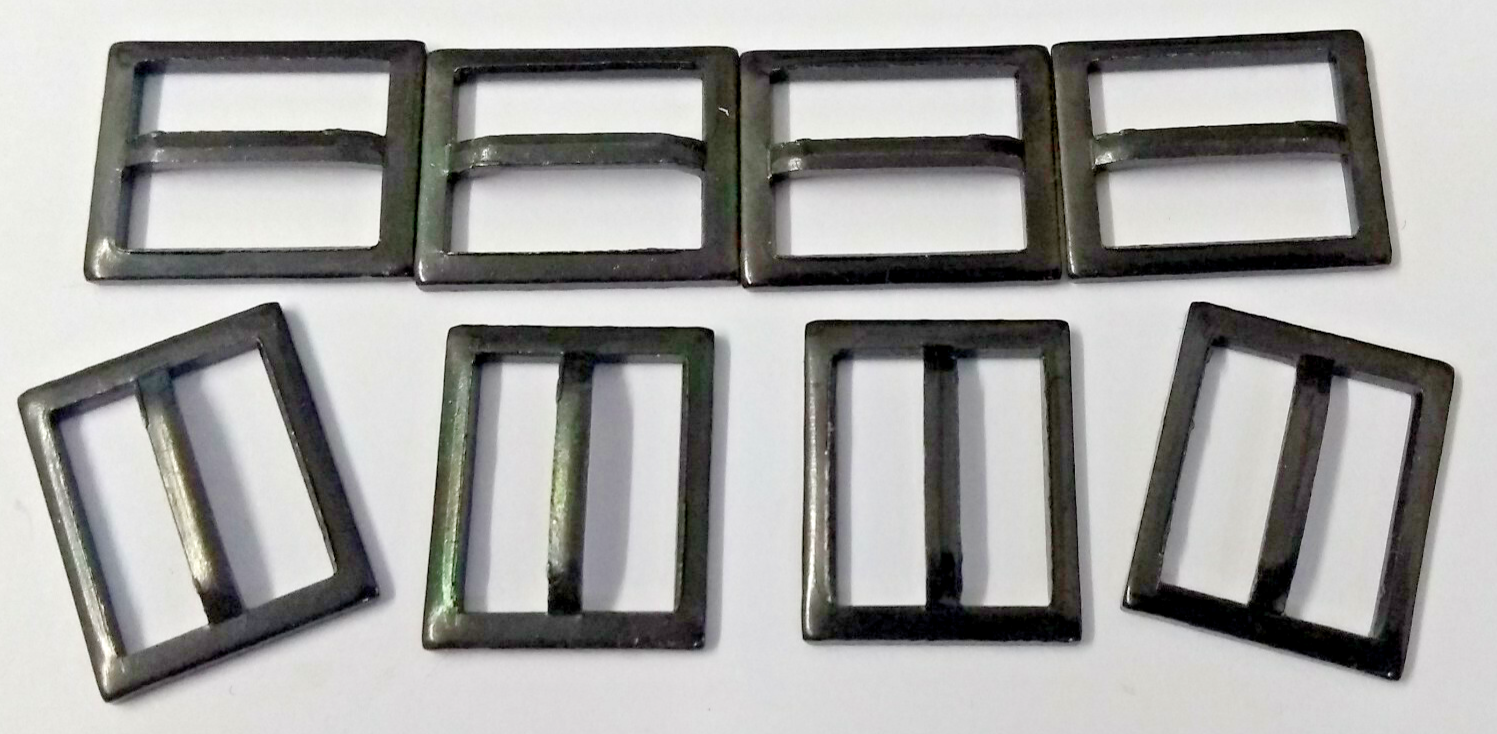 Genuine British Subdued Metal 1/2" Chin Strap Slider Stay X8 STD138