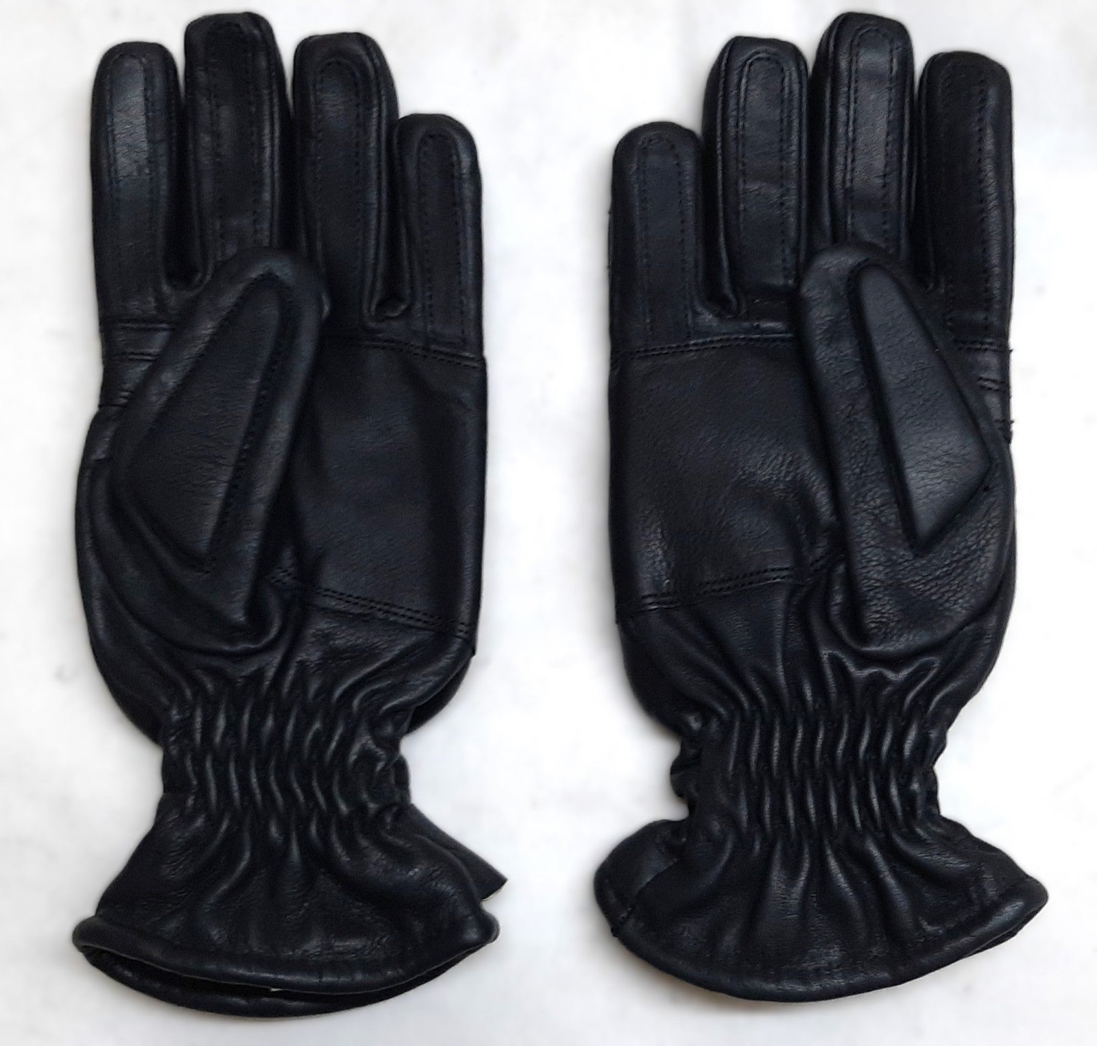 Cut Resistant Gloves Leather Knuckle and Back Hand Protection Riot Public Order