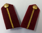 Abu Dhabi Officer Rank Collar Boards Gorgets & Insignia Buttons With Snap Clips
