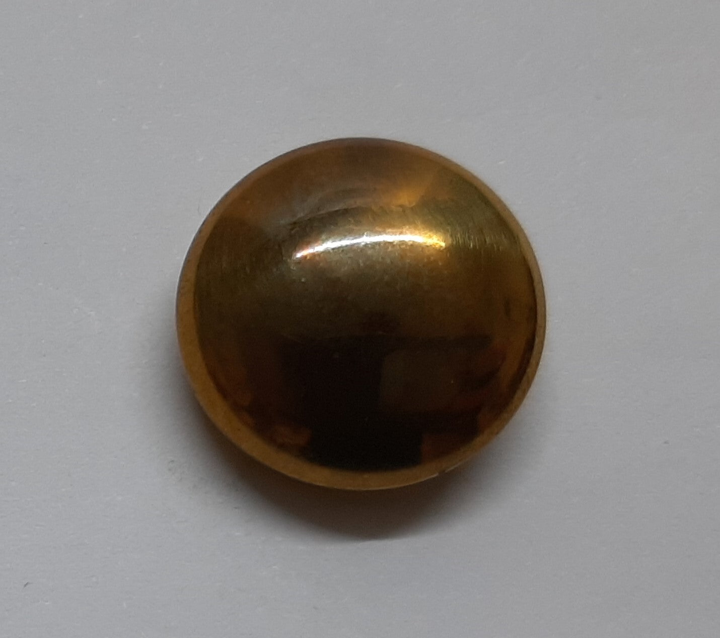 Light Dragoons Buttons Dress Plain Domed Brass Ring Backed Size 27L x 2 Pairs