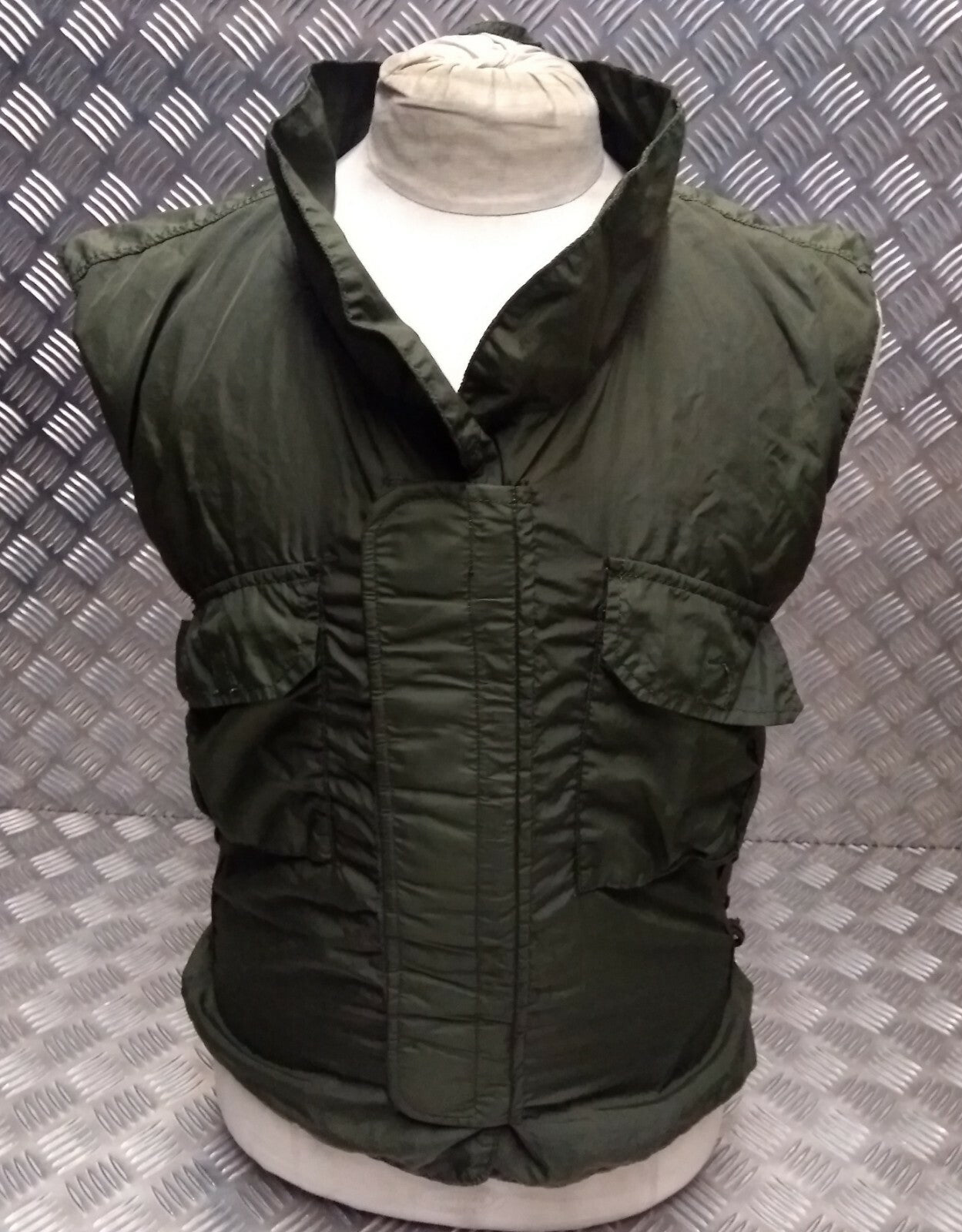 1980's IDF Flak Vest Cover Overdyed OD Green Airsoft