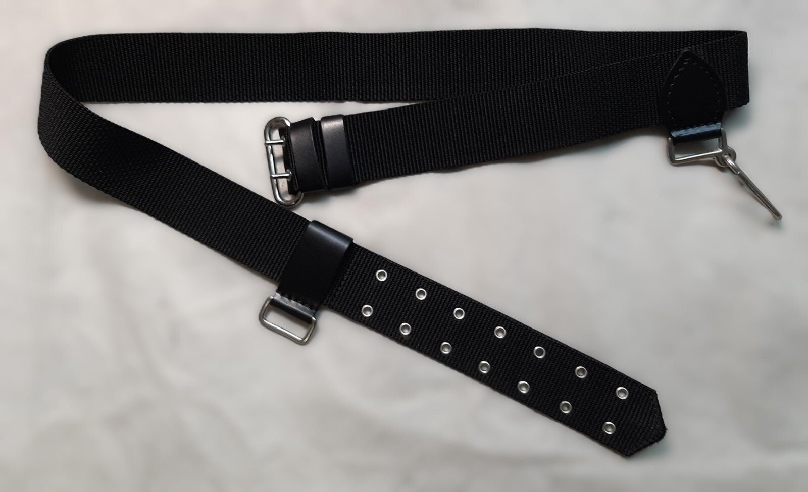 Black Sword Belt British Army Pattern Replacement Belt No Slings Assorted Sizes