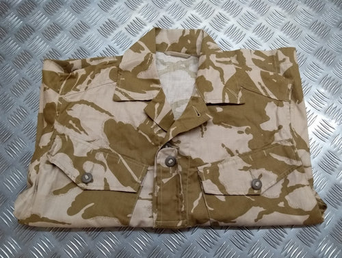 DDP Tropical Jacket Lightweight Combat British Army Desert Camo Uniform MARKED