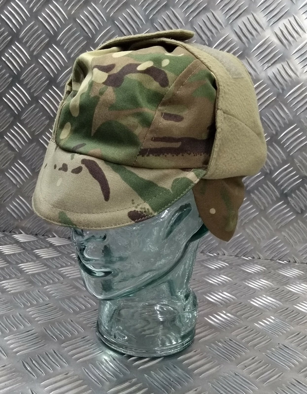 MTP MVP Waterproof & Breathable Multi Camo Dog Lined Trapper Hat. British Army