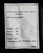 British Army No1 WO Jacket Blues Dress OFC Style RMAS / RLC Chest 40"