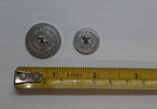 RAF Royal Air Force Airforce Blazer Buttons Chrome / Silver Air Force Size 26L and 36L