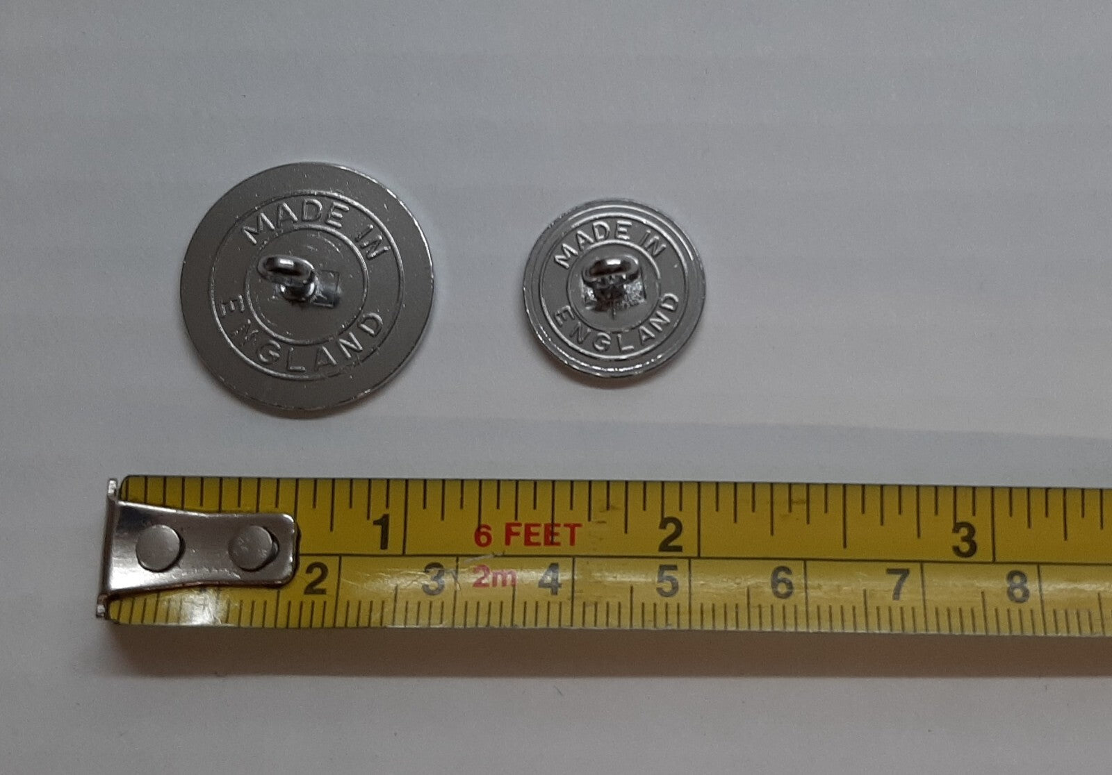 RAF Royal Air Force Airforce Blazer Buttons Chrome / Silver Air Force Size 26L and 36L