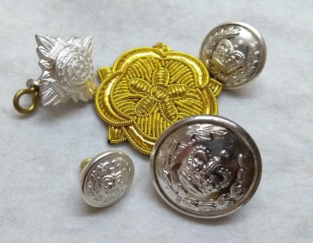 Lord-Lieutenant (Deputy) Miscellaneous Lot of Buttons & Insignia for Collectors