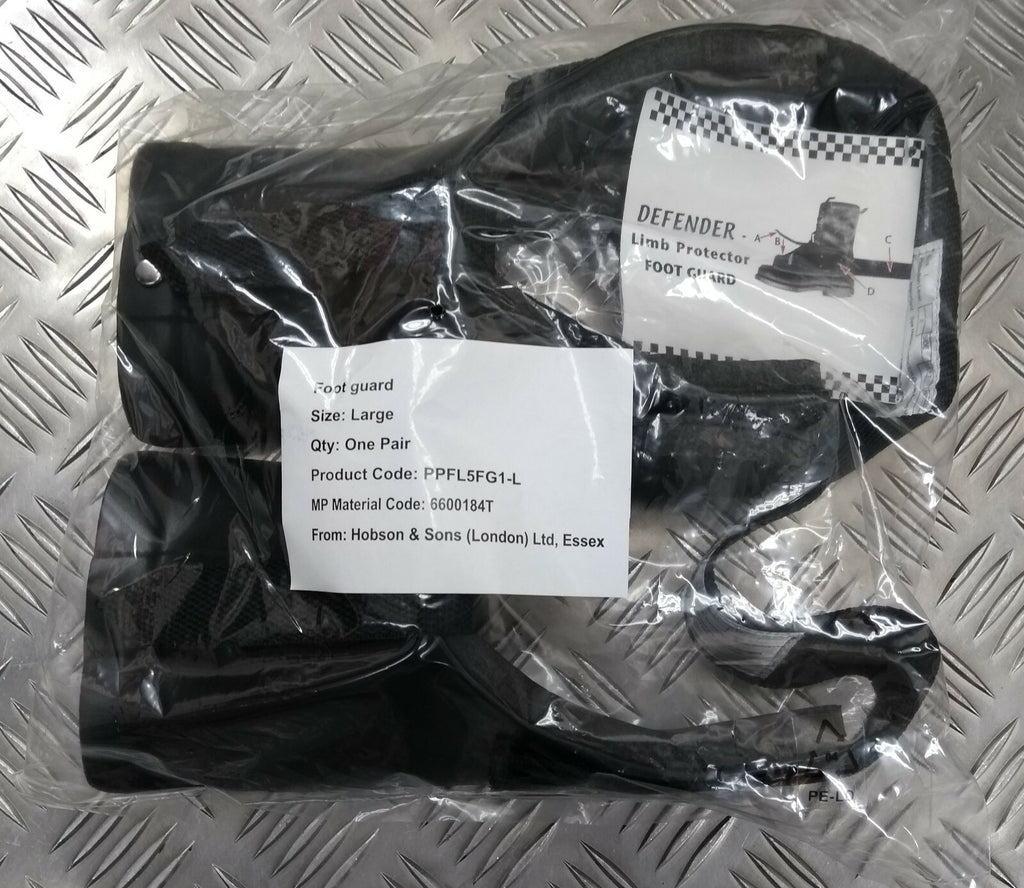 British made Defender Foot Protectors, Shoe / Metatarsal Guards. Size Medium NEW
