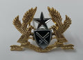 Genuine Obsolete Ghana ARMY Issue Coat of Arms Insignia Metal Badge