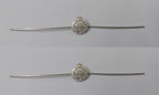 Small Insignia Badges British Made Obsolete Stock Long Double Prong Fixing