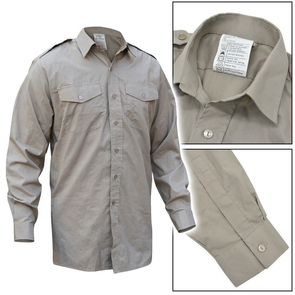 Army Stone Shirt Long Sleeves or Short Sleeve Tropical Tri-Service Shirts GD1