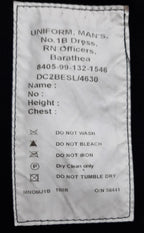 Royal Navy RN No1B Jacket Barathea British Naval Dress OFCs Lt Cdr 108cm Regular