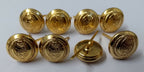 Qatar National Insignia Obsolete Medium Dress Uniform Split Pin Buttons X8