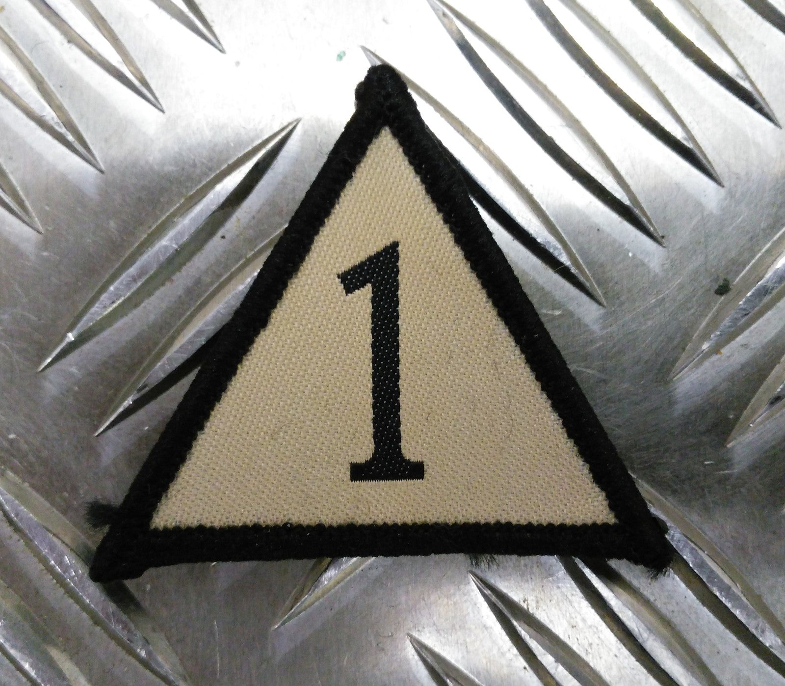 Genuine British Army 1 Mechanized Brigade Triangle Patch / Badge