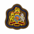 Warrant Officer Class 1 Badge Blue Border Fad Patch REME British