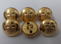 Genuine British Issue St Edwards Crown Metal Dress Buttons 26L NEW