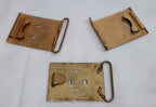 British Buckles set of 3 Miscellaneous Waist Belt Plate Type