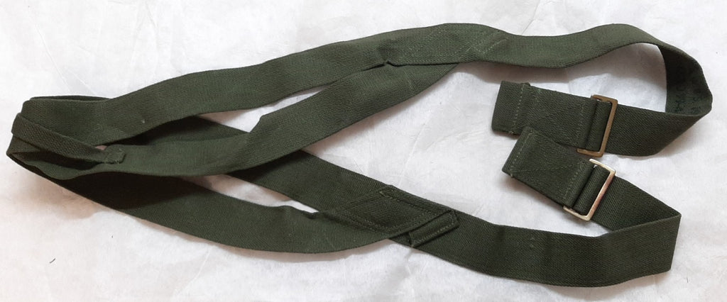 Genuine Vintage British OD Green Canvas Transport Sling Aux Strap