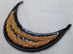General Officer Peak British Oak Leaf Gold Wire Sprig Dress Hat Visor