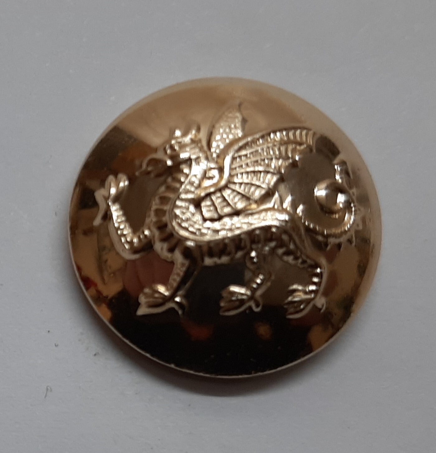 RRW Medium Buttons British Royal Regiment of Wales Insignia 30L No1/2 Dress X8
